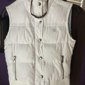 Y2K abercrombie kids Down puffer vest